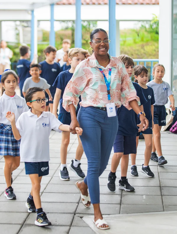 teacher and students